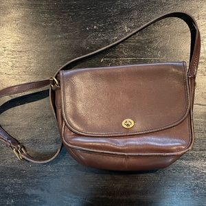 Coach Brown Leather Crossbody - L7M-9790